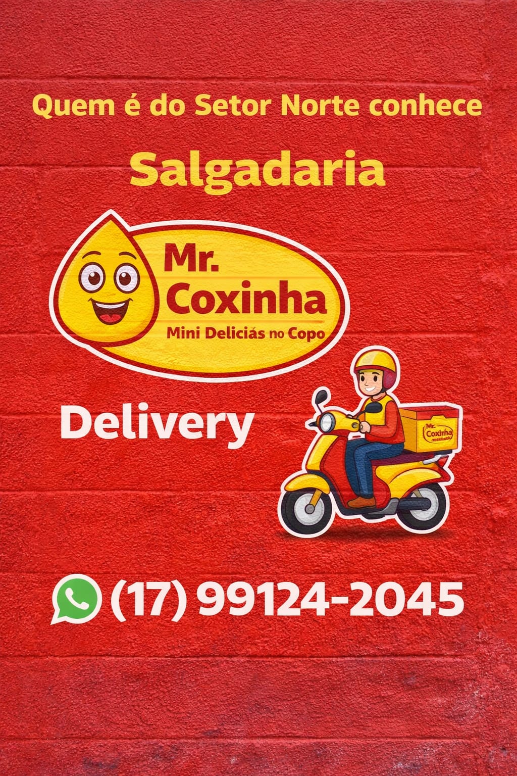 MR.coxinha salgadinhos para festas