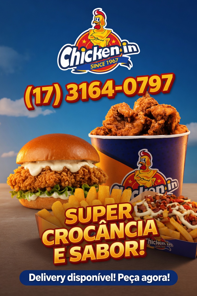 CHICKEN IN FRANGO FRITO O MELHOR DA CIDADE E REGIÃO