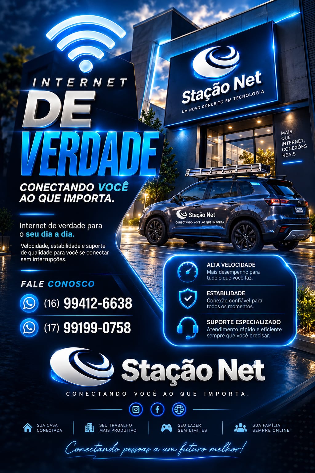 STAÇAO NET FIBRA OPTICA TOP